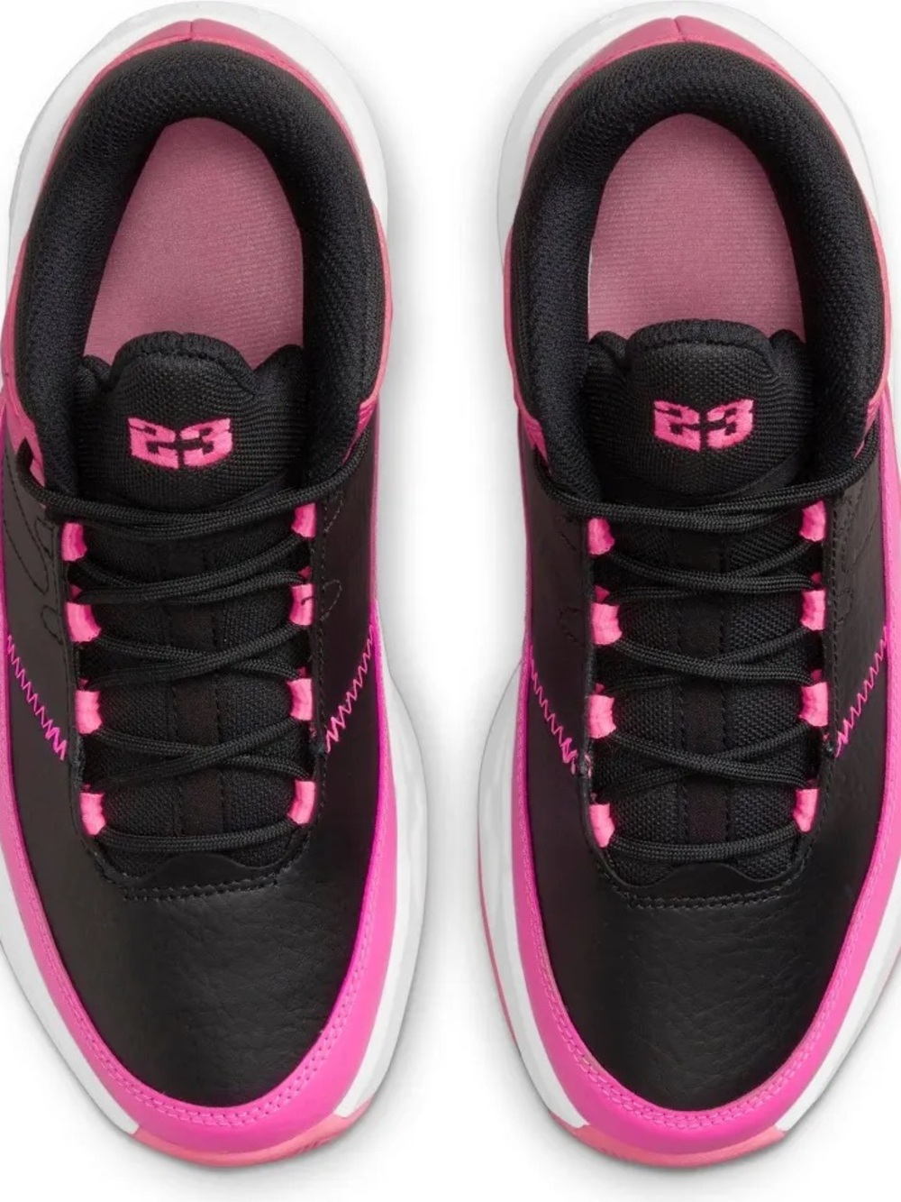 Jordan  Pink and Black Air-Enhanced Sneakers